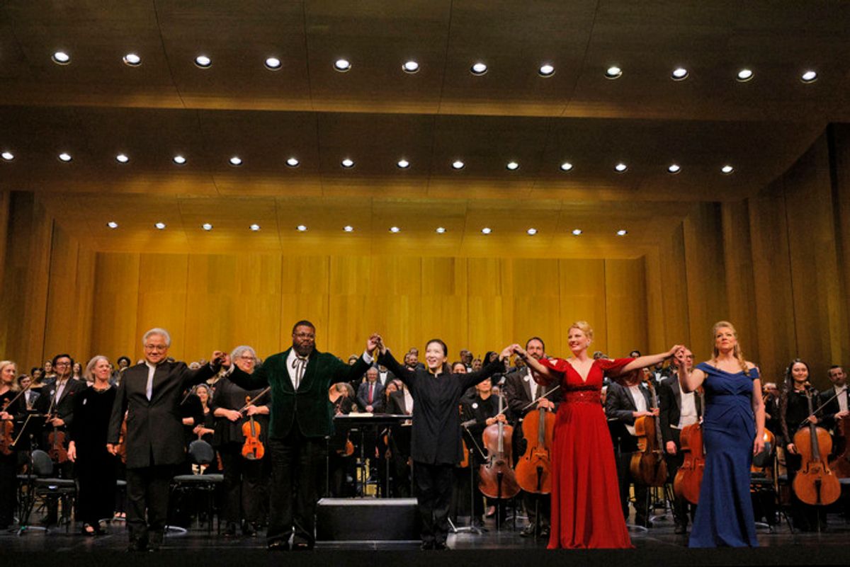 Kwangchul Youn, Russell Thomas, Eun Sun Kim, Annika Schlicht, and Jennifer Holloway at 