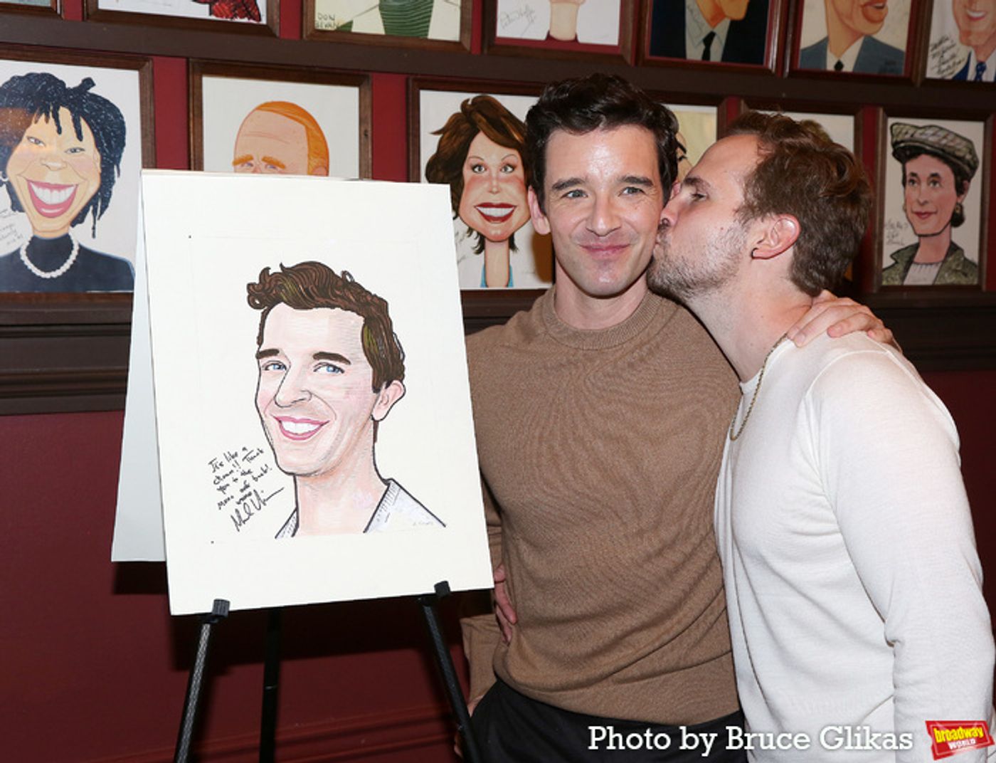 Photos: Michael Urie Unveils Sardi's Caricature  Image