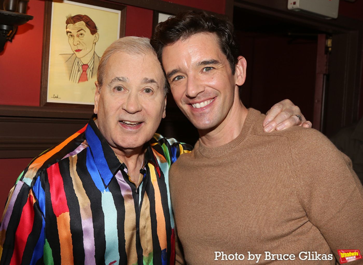 Photos: Michael Urie Unveils Sardi's Caricature Photos: Michael Urie Unveils Sardi's Caricature Image