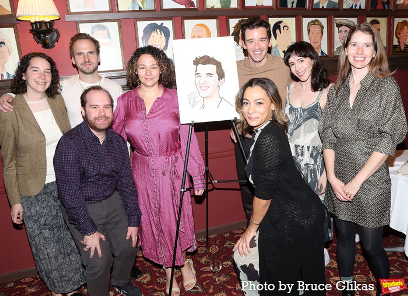 Photos: Michael Urie Unveils Sardi's Caricature Photos: Michael Urie Unveils Sardi's Caricature Image