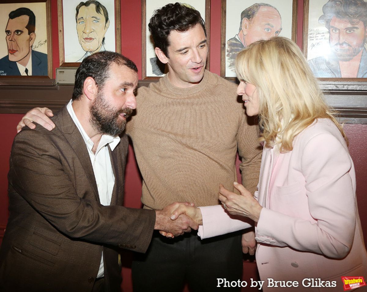 David Krumholtz, Michael Urie and Judith Light at 