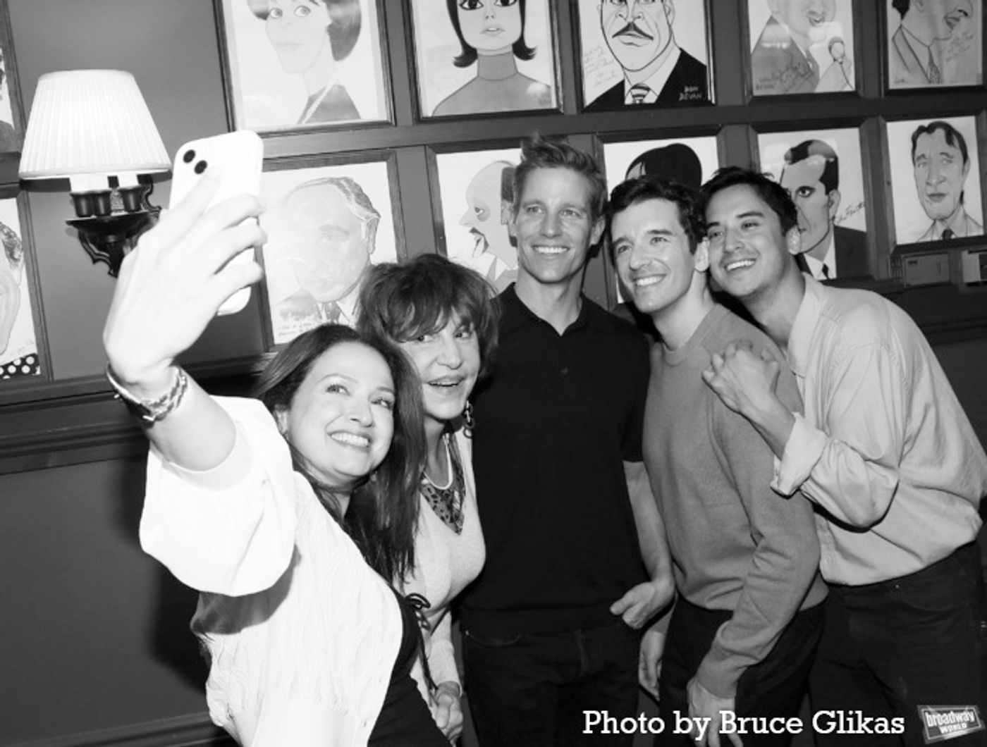 Photos: Michael Urie Unveils Sardi's Caricature Photos: Michael Urie Unveils Sardi's Caricature Image