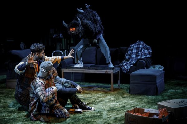 Ryan Patrick Kearney, Russell Saylor, Maya B. Fullard, and Britt Dorazio in THE HOBBI Photo