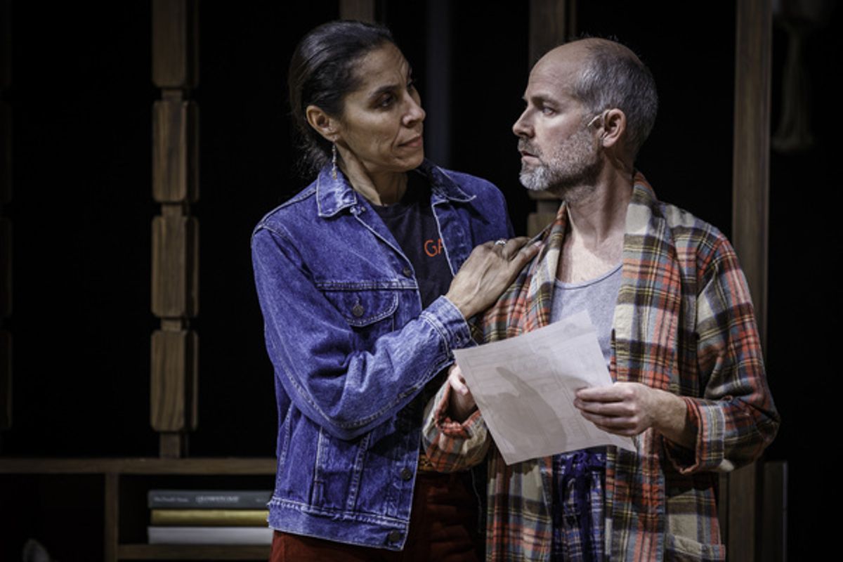 Shammen McCune and Russell Saylor in THE HOBBIT at Pittsburgh Public Theater. Photo by Maranie R. Staab (2) at 