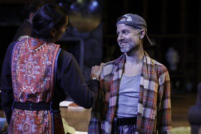 Shammen McCune and Russell Saylor in THE HOBBIT at Pittsburgh Public Theater. Photo b Photo