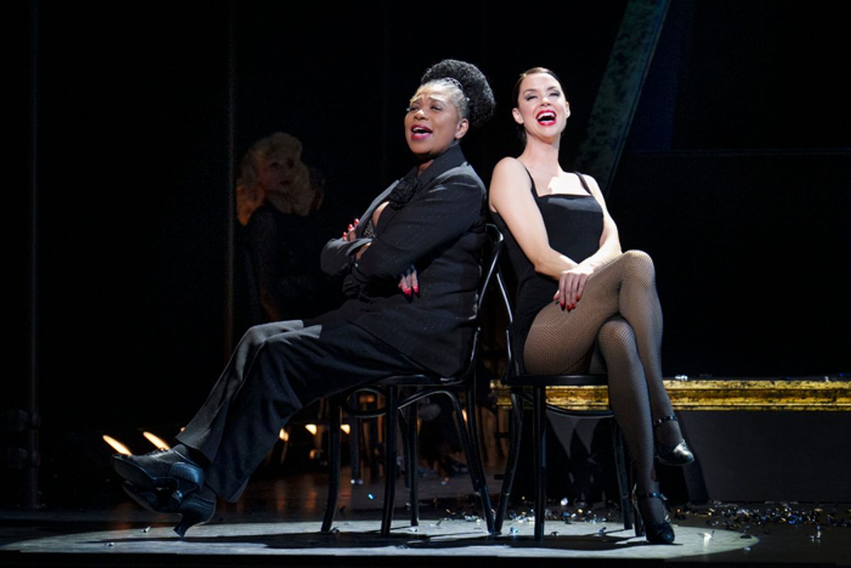 Brenda Edwards and Djalenga Scott at 