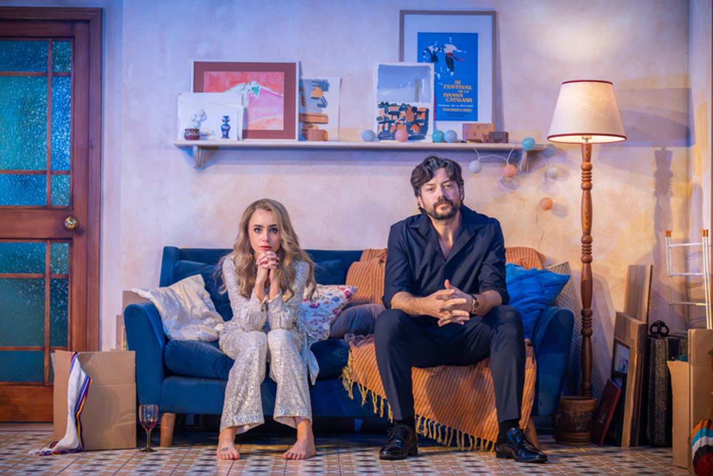 Photos: Further Look at Lily Collins and Álvaro Morte in BARCELONA  Image