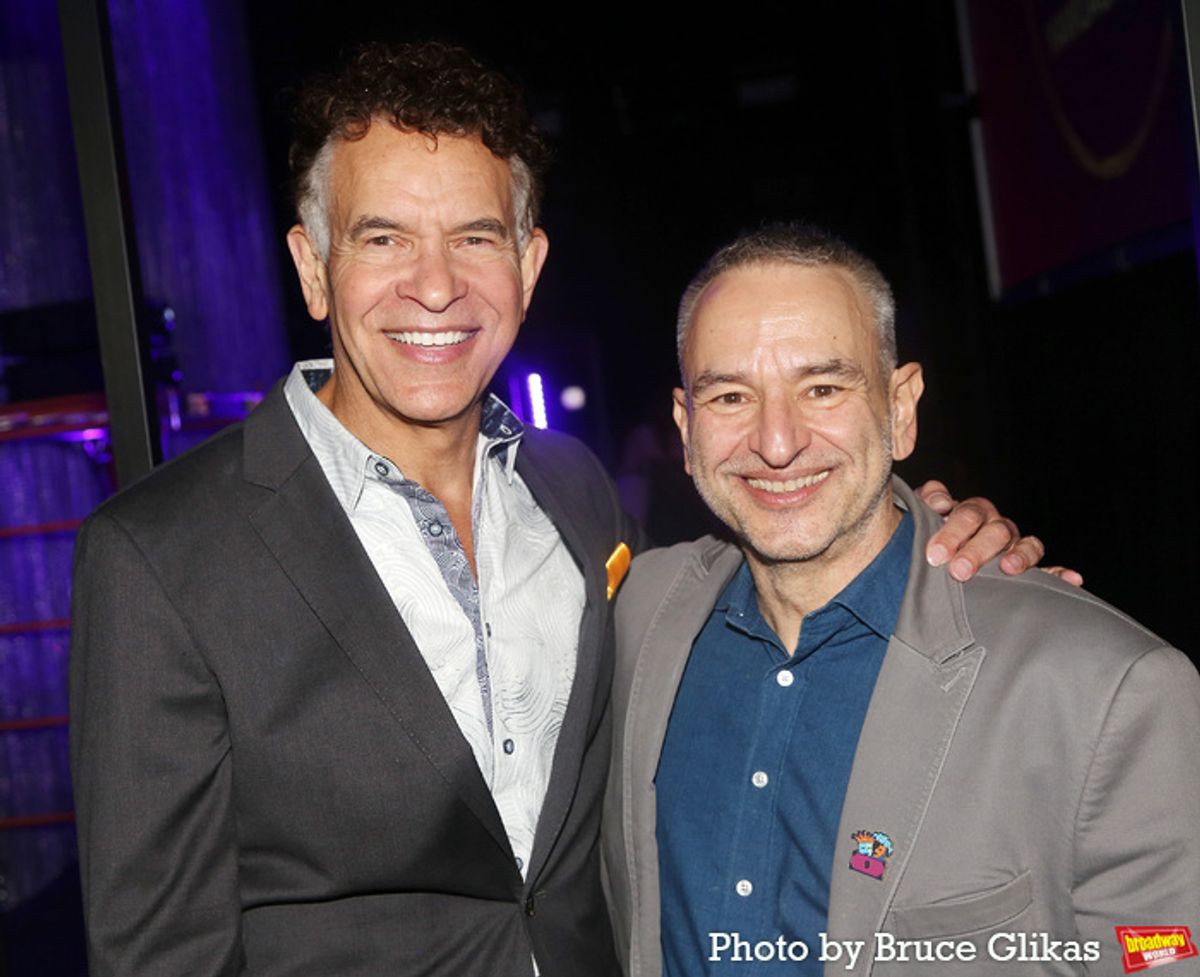 Brian Stokes Mitchell and Joe DiPietro at 