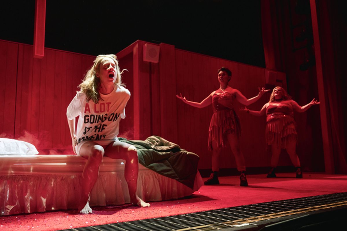 Alyse Alan Louis and cast at 