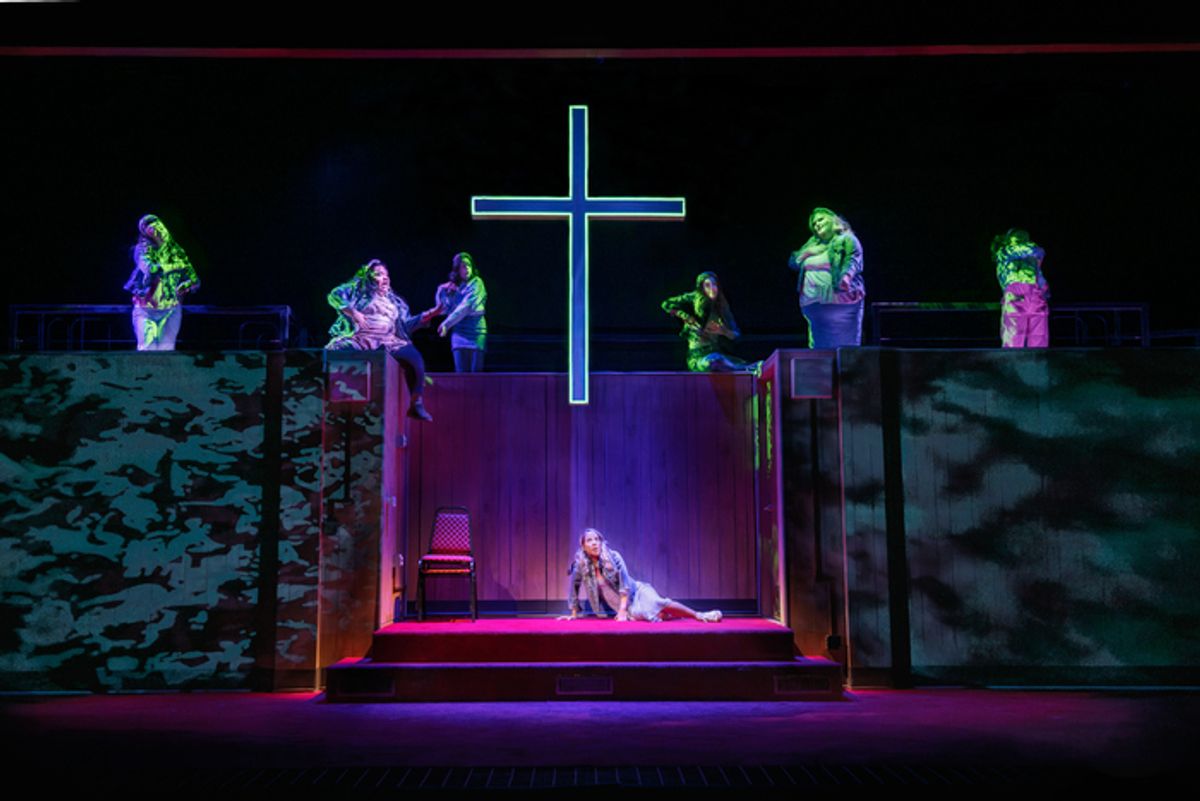 Alyse Alan Louis and cast at 