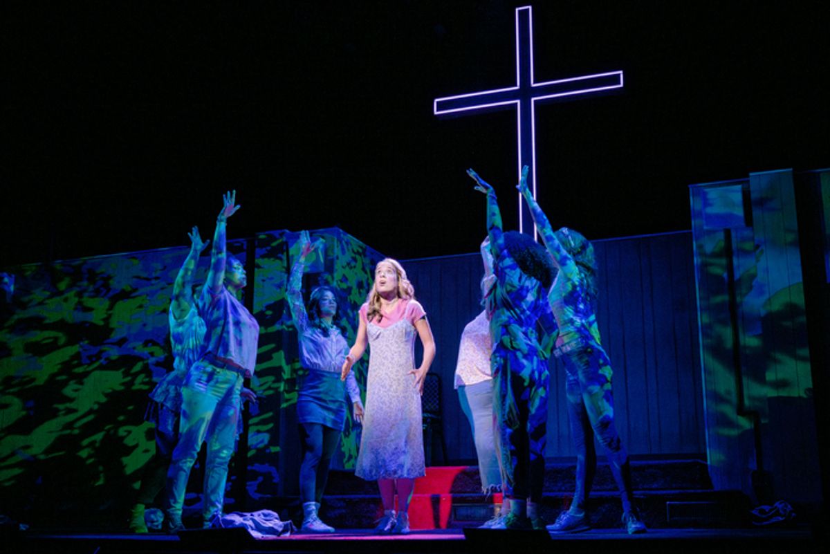 Alyse Alan Louis and cast at 