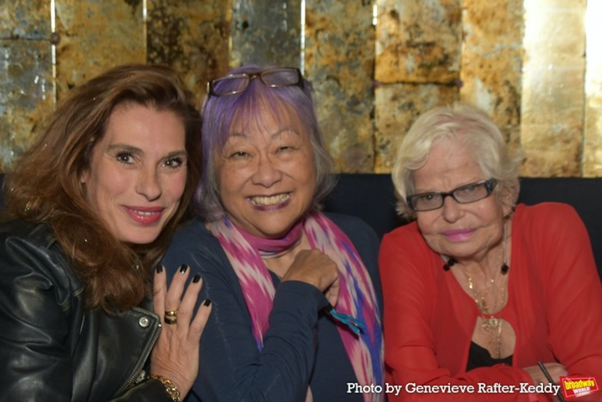 Dolly Fox, May Pang and Rose Gross Marino at 