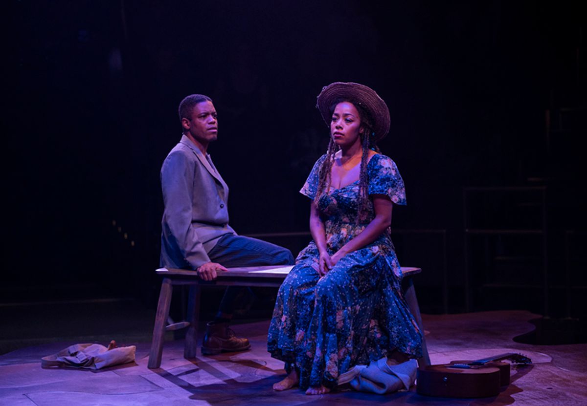 Jon Michael Hill and Brittany Bradford at 