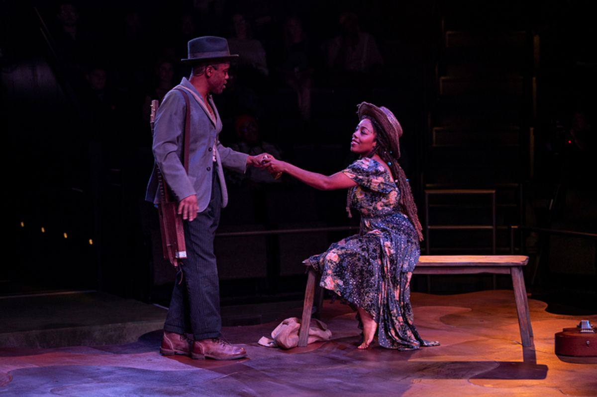 Jon Michael Hill and Brittany Bradford at 