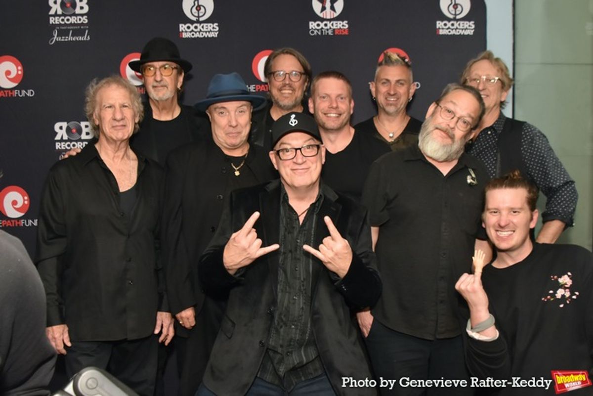The Rockers on Broadway Band-Jay Leslie, Gary Bristol, Kevin Kuhn, Donnie Kehr, Logan Medland, Joe Snyder, John Clancy, Steve Snyder, John Putnam and Max Sangerman at 