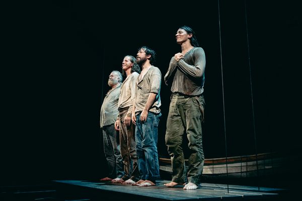 ayne Duvall, Stark Sands, John Gallagher, Jr., Adrian Blake Enscoe Photo