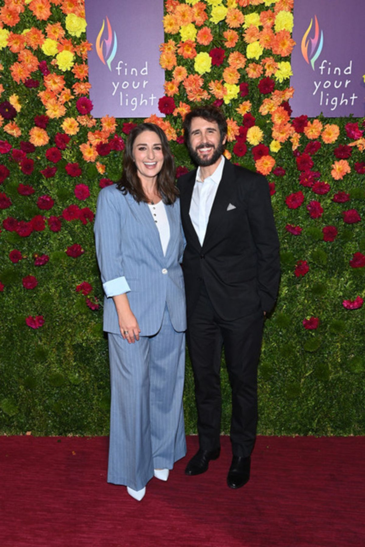 Sara Bareilles and Josh Groban at 