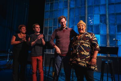 Taylor Mendez, Jackson Janowicz, Dean Linnard, and Roger Q. Mason Photo