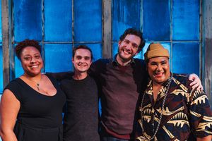 Taylor Mendez, Jackson Janowicz, Dean Linnard, and Roger Q. Mason Photo