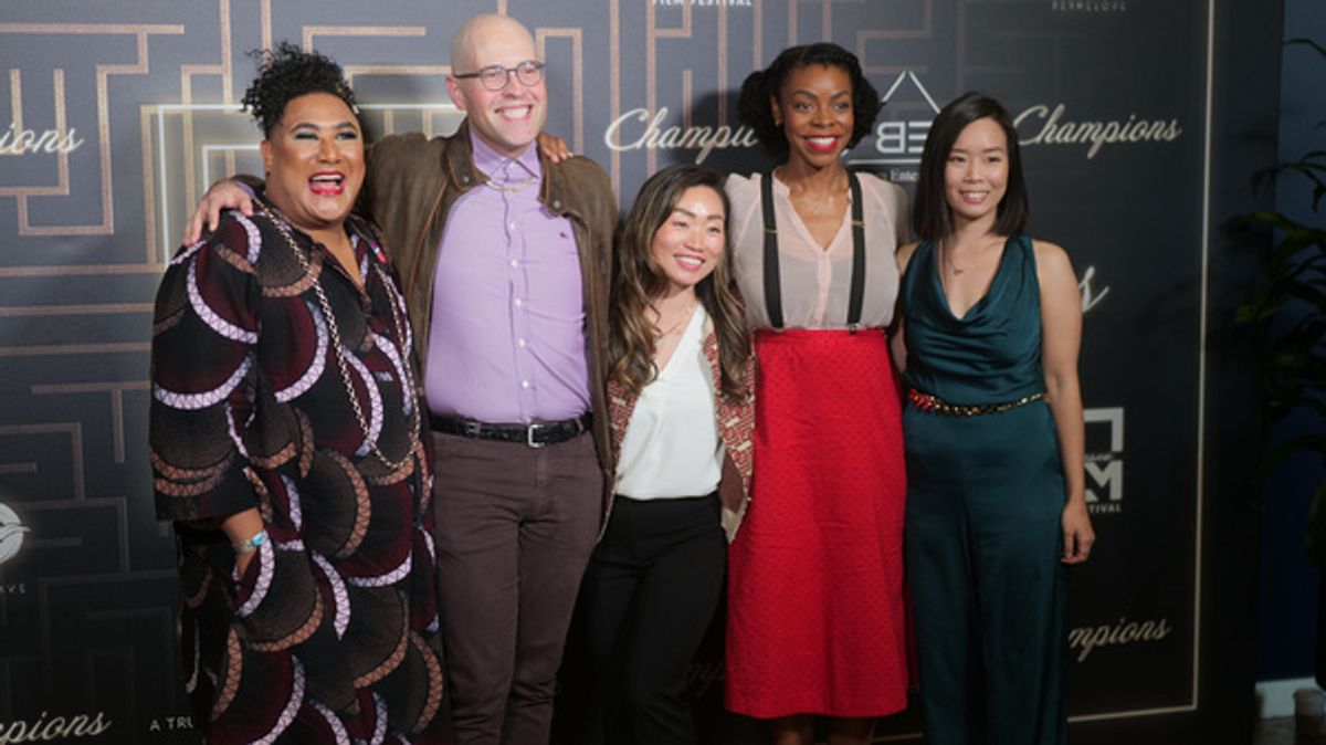 Roger Q. Mason, Lovell Holder, Mia Chang, Mia Ellis, and Shirley Luong at 