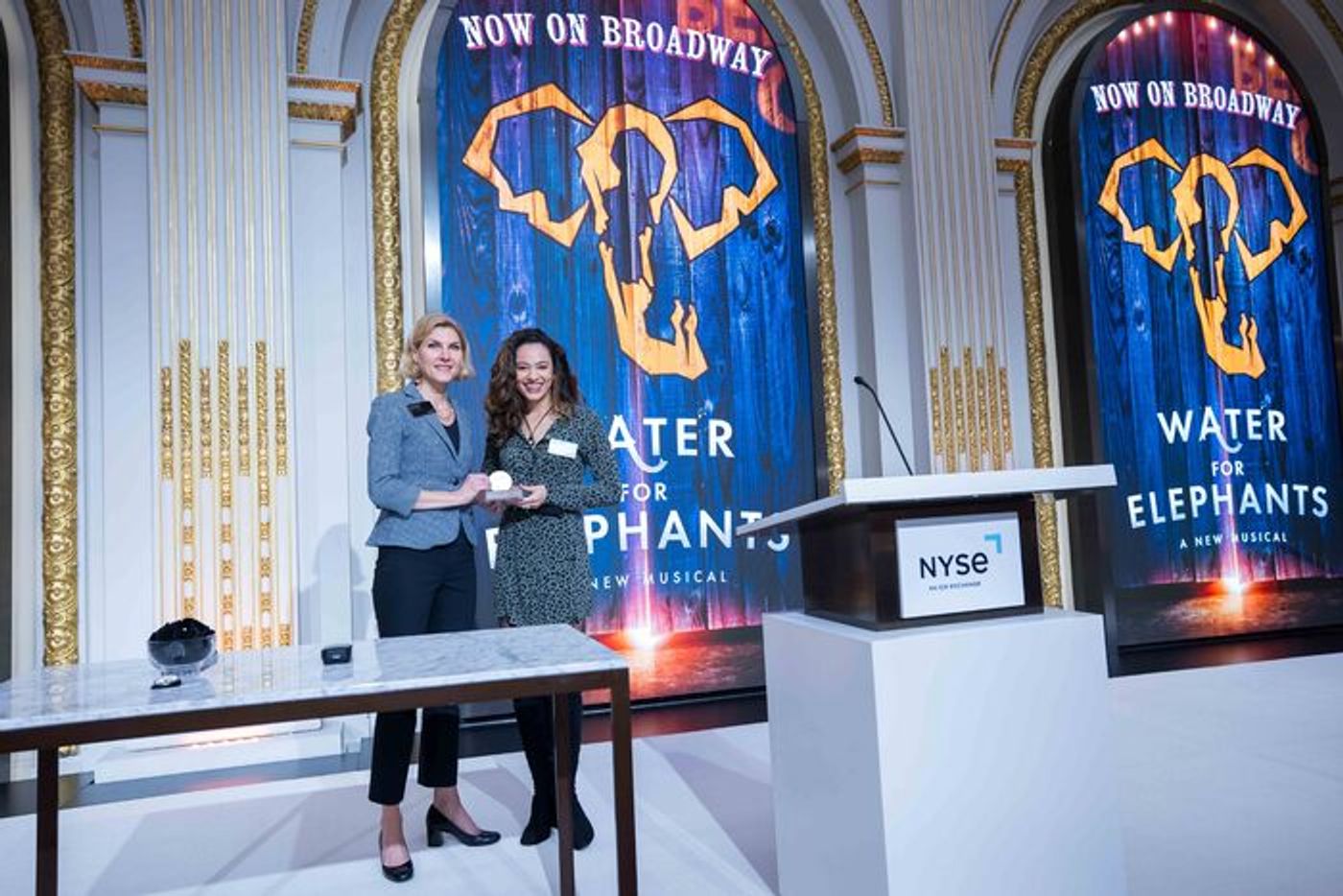 Photos: WATER FOR ELEPHANTS Rings the Opening Bell at the New York Stock Exchange  Image