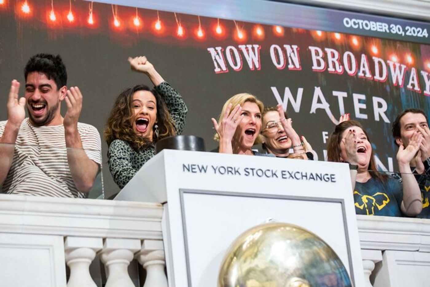 Photos: WATER FOR ELEPHANTS Rings the Opening Bell at the New York Stock Exchange  Image