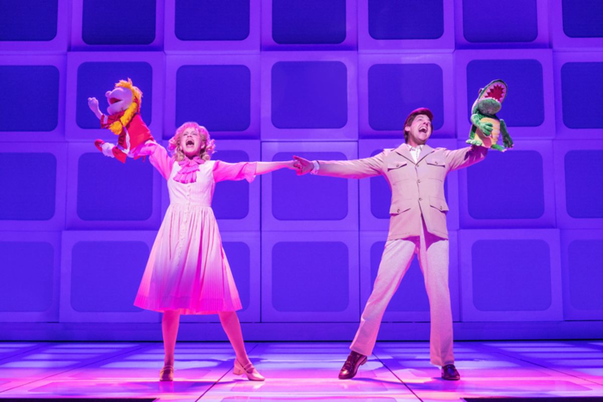 Katie Brayben and Christian Borle at 