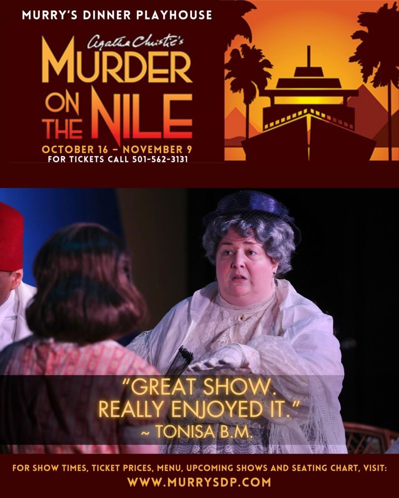 Review: AGATHA CHRISTIE'S MURDER ON THE NILE at Murry's Dinner Playhouse Review: AGATHA CHRISTIE'S MURDER ON THE NILE at Murry's Dinner Playhouse Image