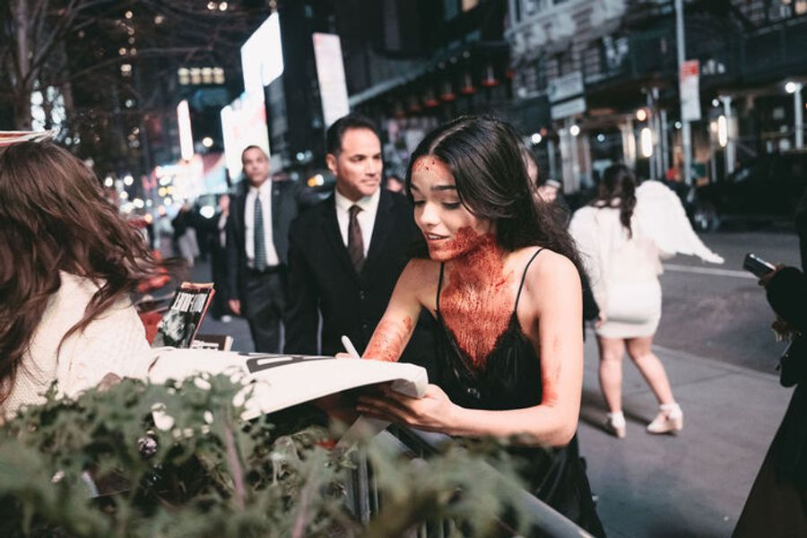 Photos: Rachel Zegler Dresses as Nicole Scherzinger as Norma Desmond for Halloween Image