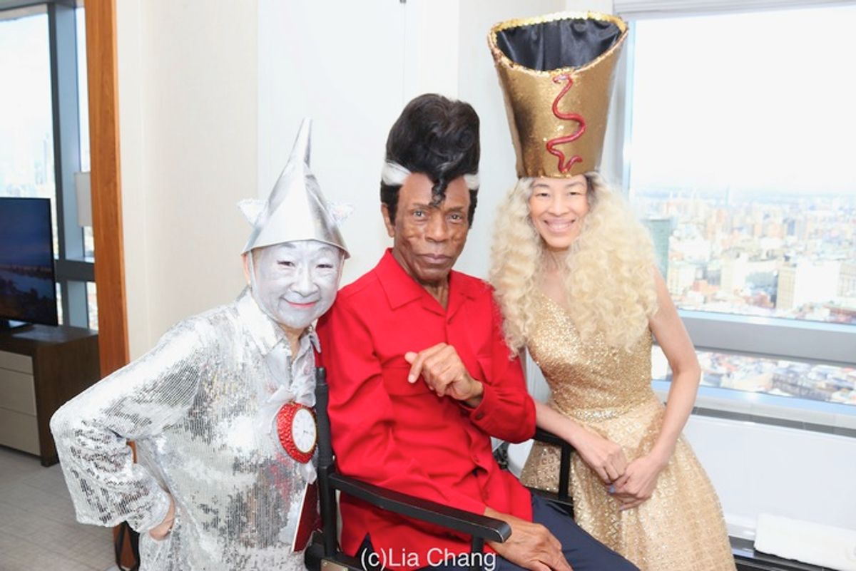 Lori Tan Chinn, Grand Marshal André De Shields and Lia Chang. Photo by Caitlin Molloy.  at 