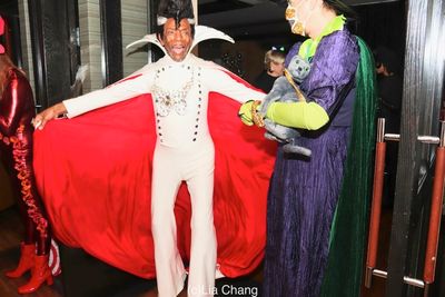 Grand Marshal André De Shields and Drew Wutke arrive at the VIP reception at The Dom Photo