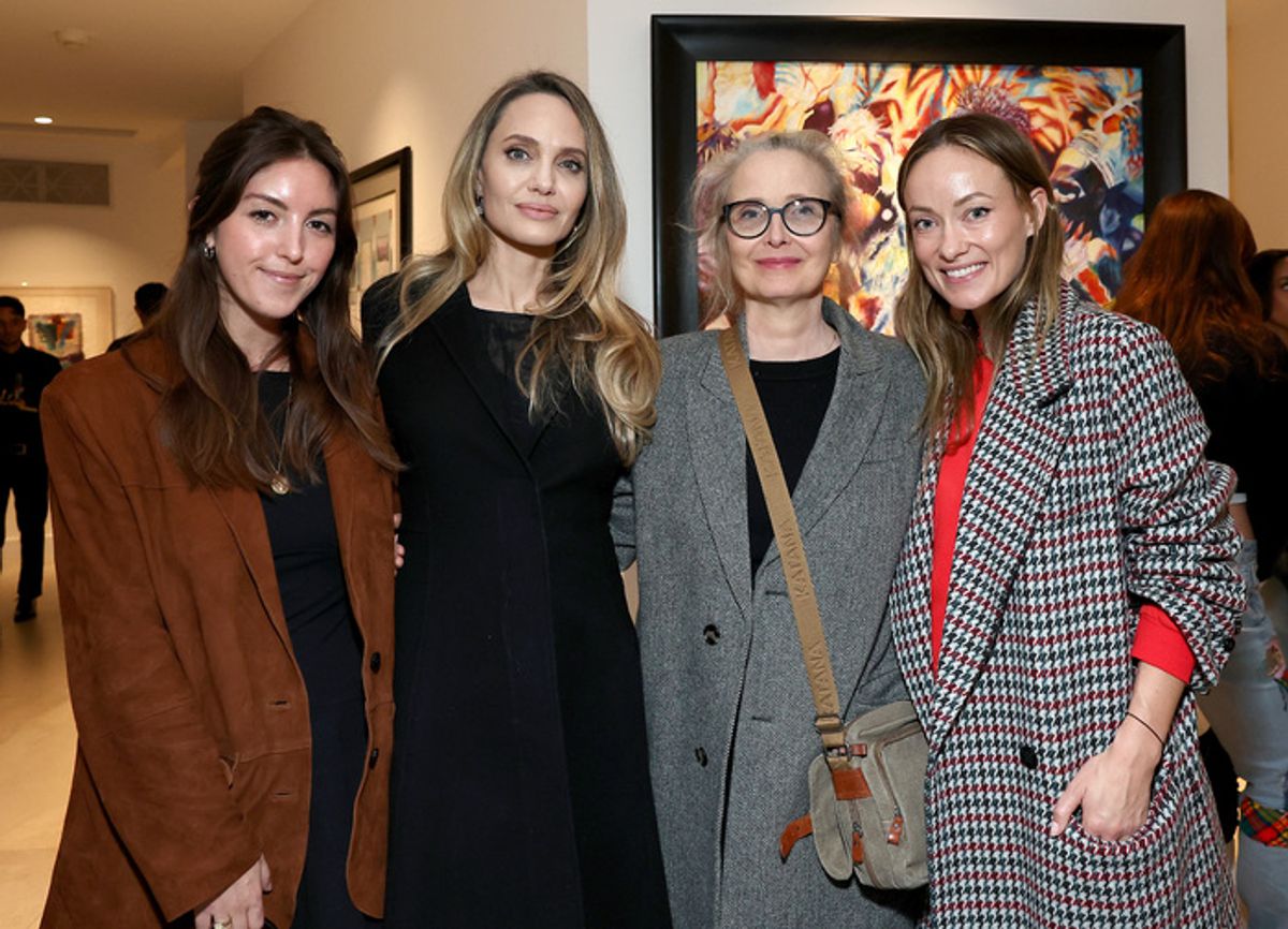Guest, Angelina Jolie, Julie Delpy and Olivia Wilde at 