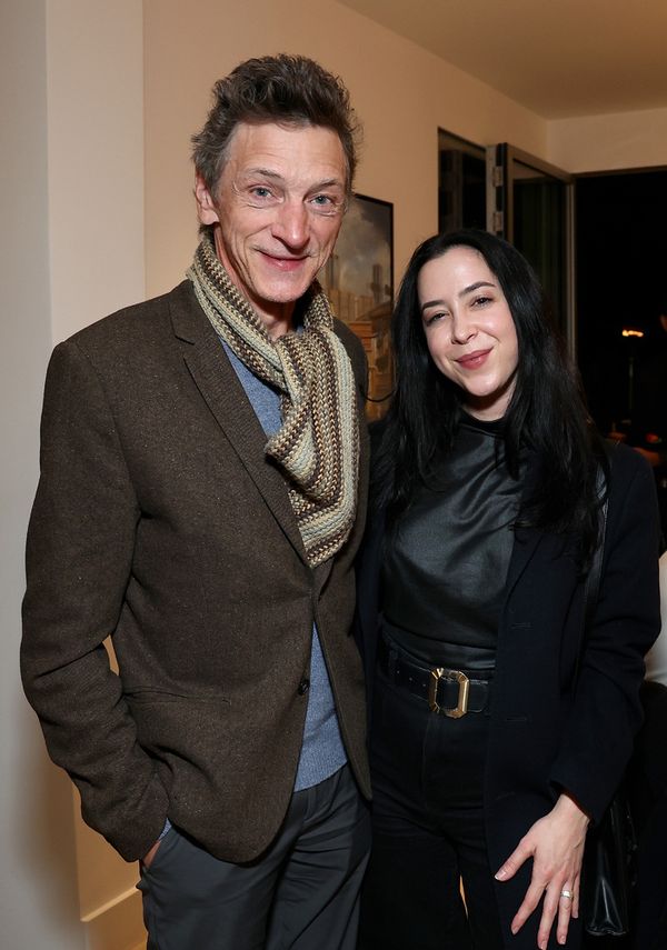 John Hawkes and guest  Photo