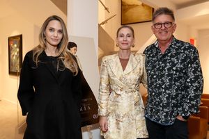 Angelina Jolie, Nancy Ross and John Ross @ BroadwayWorld Angelina Jolie, Nancy Ross and John Ross Photo
