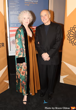 Caitlin O'Connell and Peter Friedman Photo