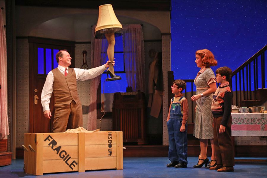 Exclusive Photos: Jim Stanek, Jenn Gambatese, & More in A CHRISTMAS STORY at Goodspeed Image