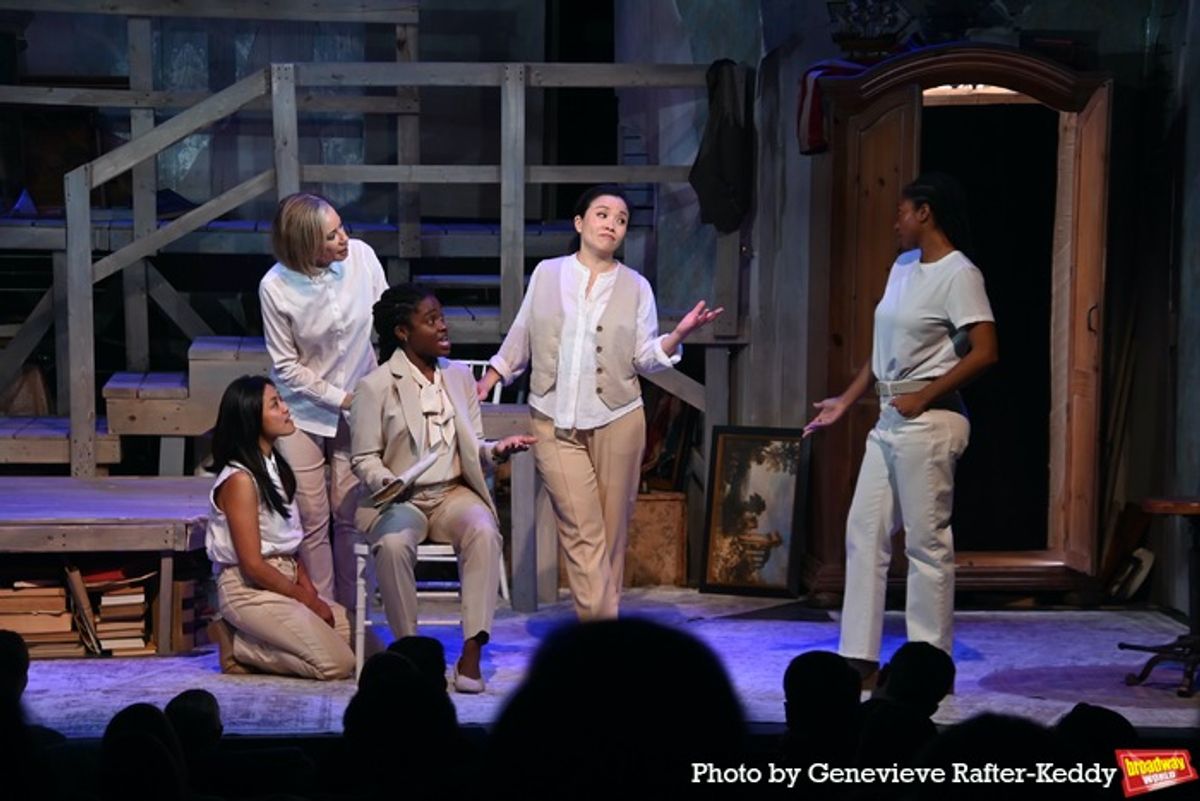 Terea Avia Lim, Susan Cella, Folami Williams, Tina Chilip and Nadia Brown at 