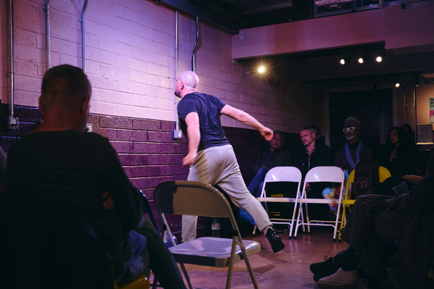 Photos: Alexis Gregory in SMOKE at the Kings Head Theatre  Image