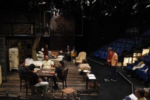 Cast with Director Stephen Hamilton Photo