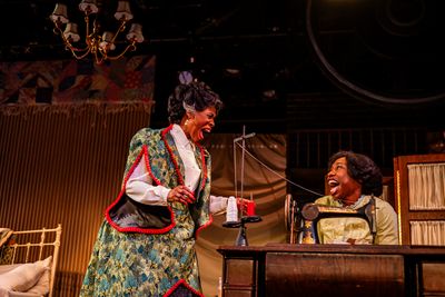  Zuhairah (Ms. Dickson) and Brandi Porter (Esther)  Photo