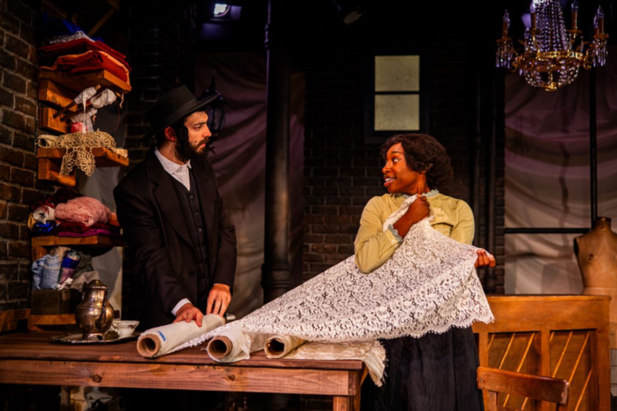 David Pica (Mr. Marks) and Brandi Porter (Esther)  at 