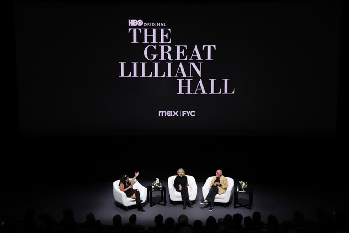 Jenelle Riley, Jessica Lange and Michael Cristofer at 