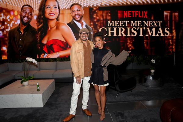 Rusty Cundieff and Christina Milian Photo