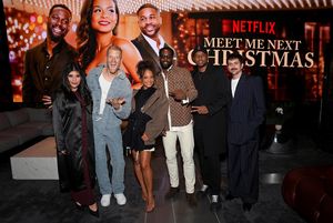 Kirstin Maldonado and Scott Hoying of Pentatonix, Christina Milian, Kofi Siriboe, and Photo