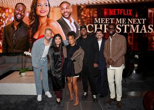 Christina Milian (3rd from L), Kofi Siriboe (R), and (L-R) Scott Hoying, Kirstin Maldonado, Matt Sallee and Mitch Grassi of Pentatonix @ BroadwayWorld Christina Milian (3rd from L), Kofi Siriboe (R), and (L-R) Scott Hoying, Kirstin Mald Photo