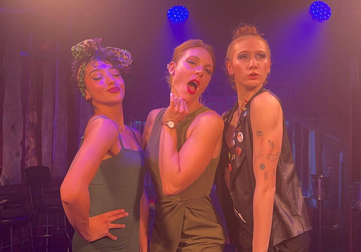 Manuela Agudelo, Kailin Brown, and Kelsey Rogers at 