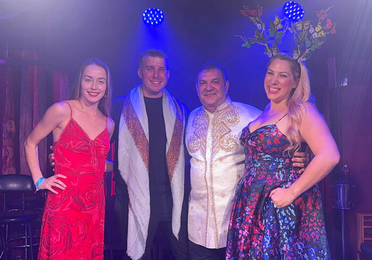 Courtney Darlington, Michael McCrary, Rob Gould and Victoria Rae Sook  at 