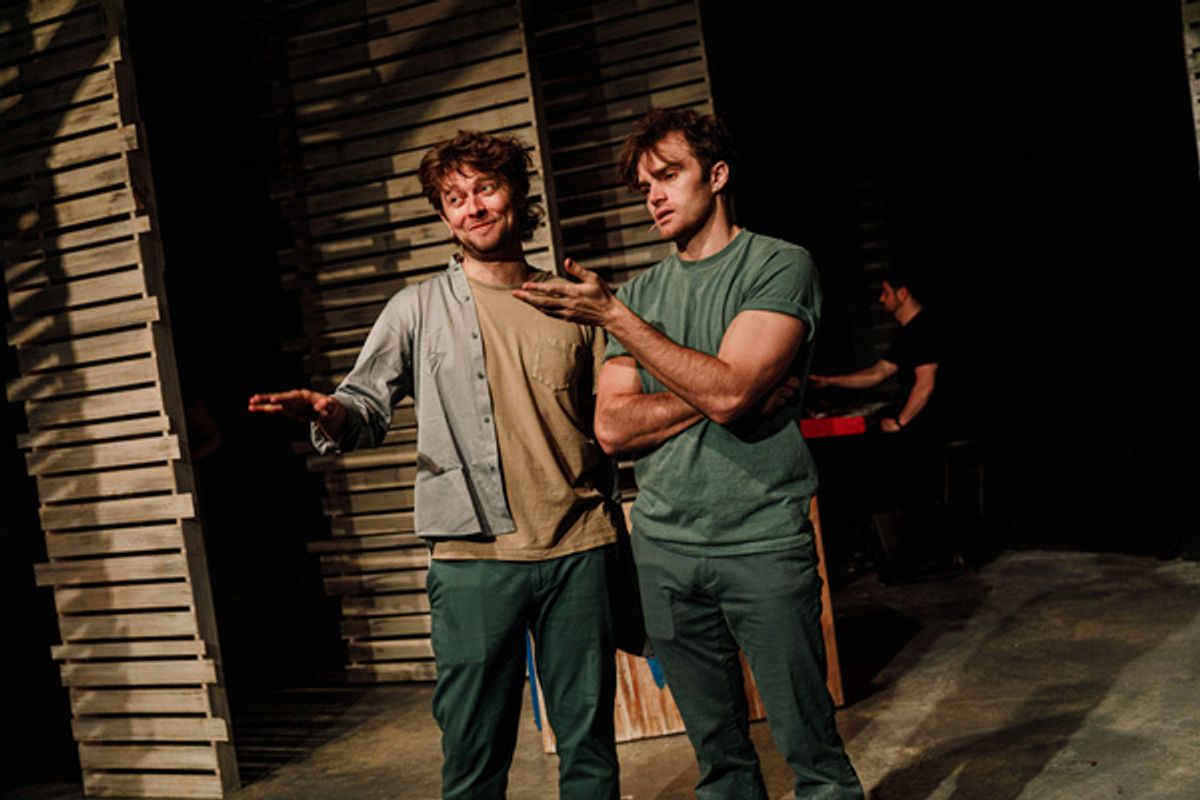 Ethan Crystal and Garrett Poladian  at 