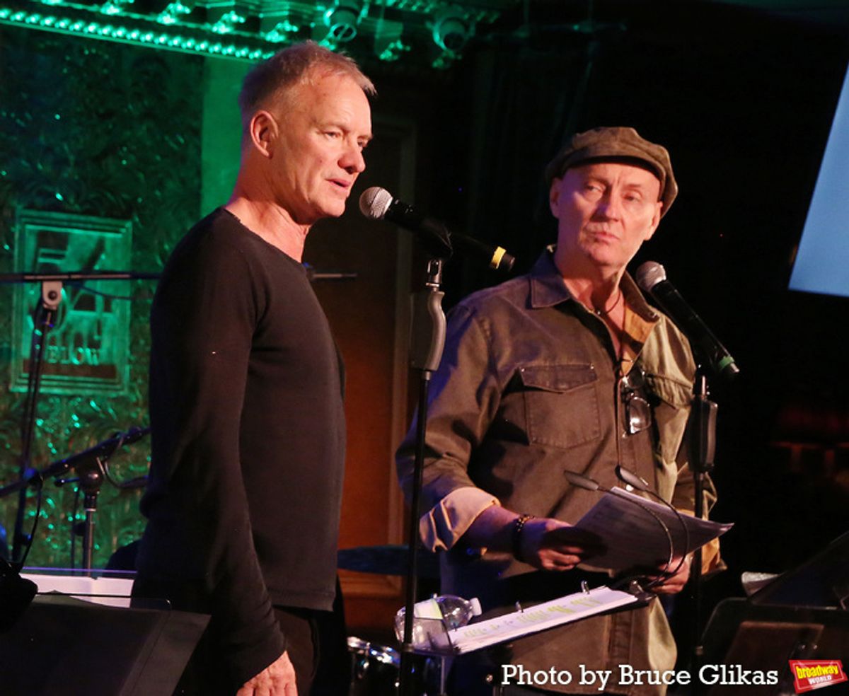 Sting and Jamie Jackson at 
