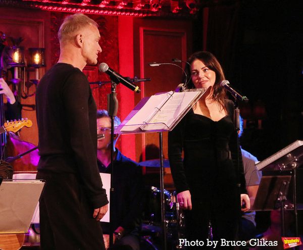 Sting and Rachel Tucker Photo